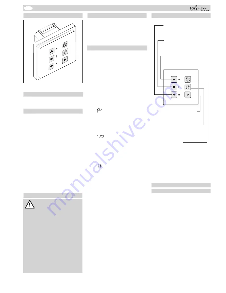 Easywave RCJ05 User Manual Download Page 1