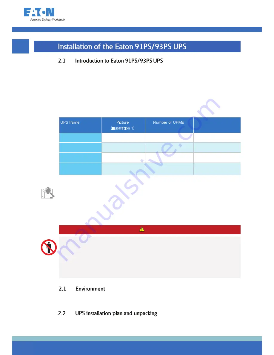 Eaton 91PS Safety And Installation Quick Manual Download Page 6