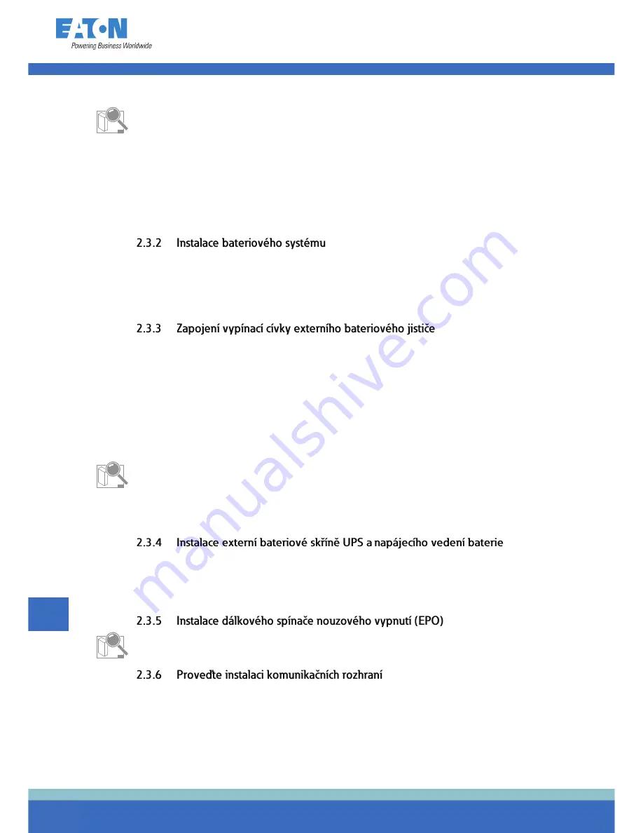 Eaton 91PS Safety And Installation Quick Manual Download Page 112