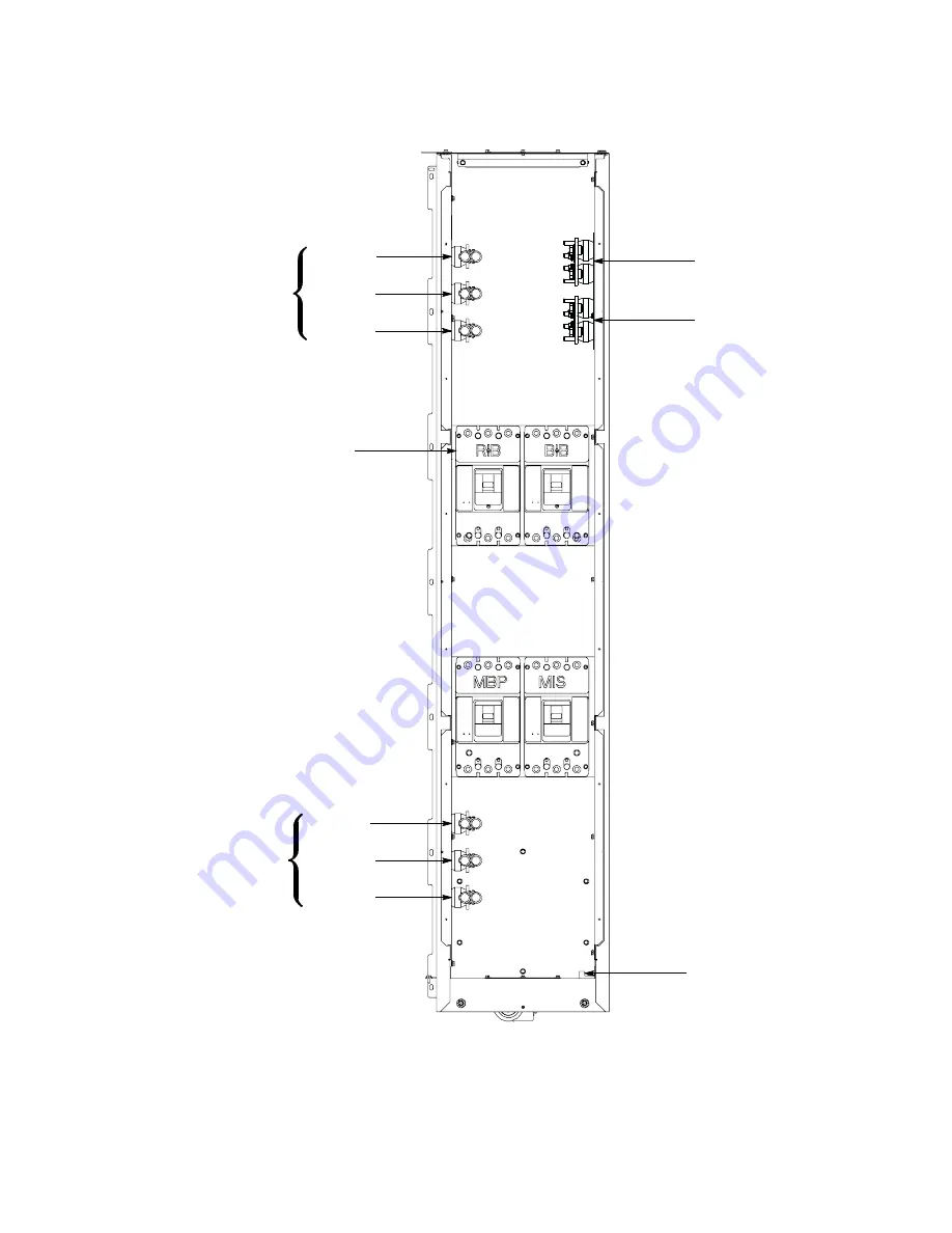 Eaton 93PM 150 kW SIAC-B Three-Wire Скачать руководство пользователя страница 71