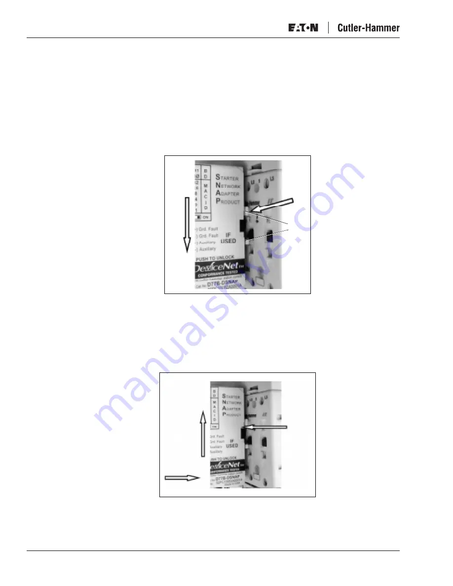 Eaton DeviceNet Starter Network Adapter D77B-DSNAP Скачать руководство пользователя страница 13