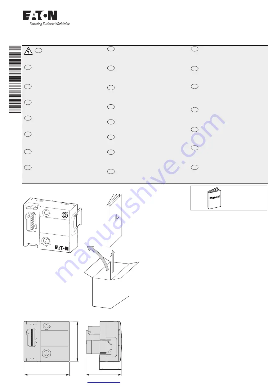 Eaton Power XL SmartWire-DT DX-NET-SWD3 Скачать руководство пользователя страница 1