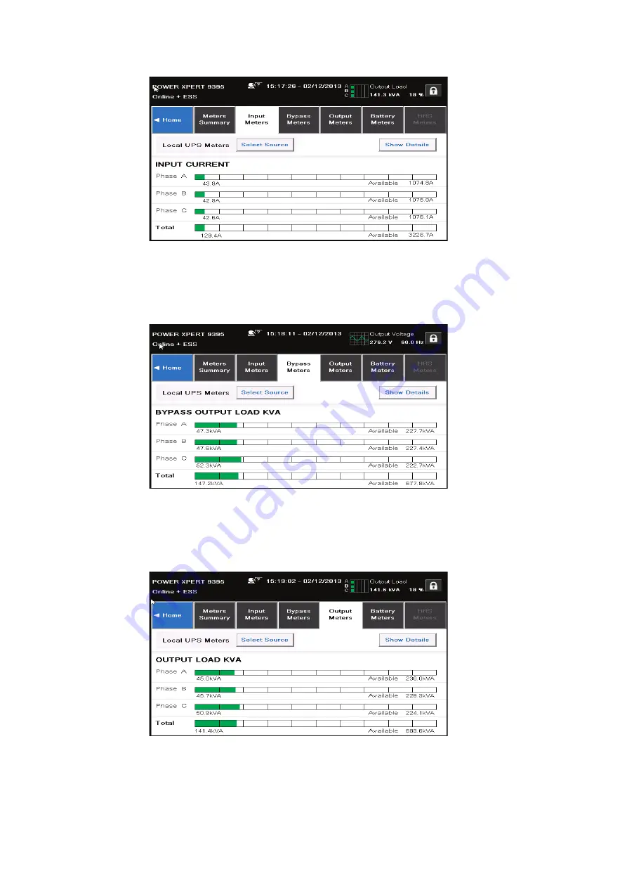 Eaton Power Xpert 9395P User And Installation Manual Download Page 102