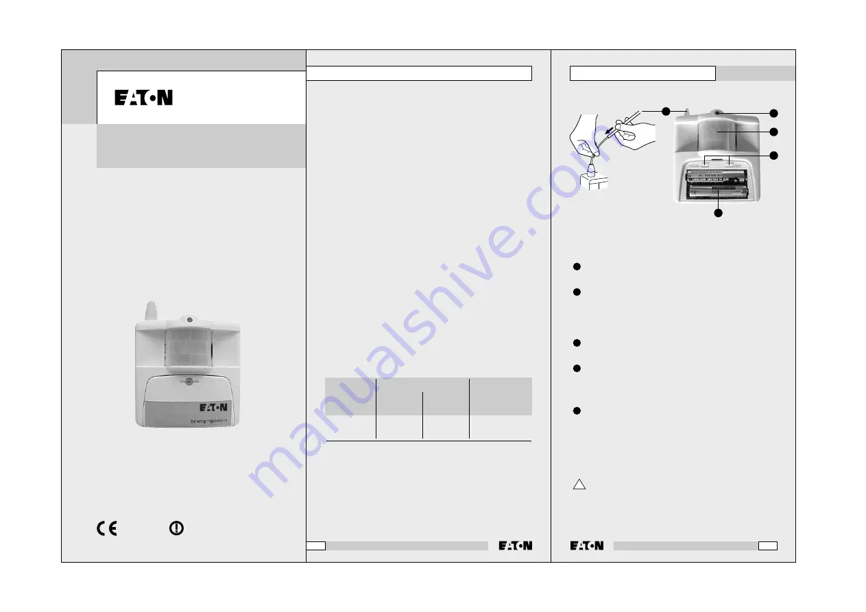 Eaton Xanura BSX1 Manual Download Page 4