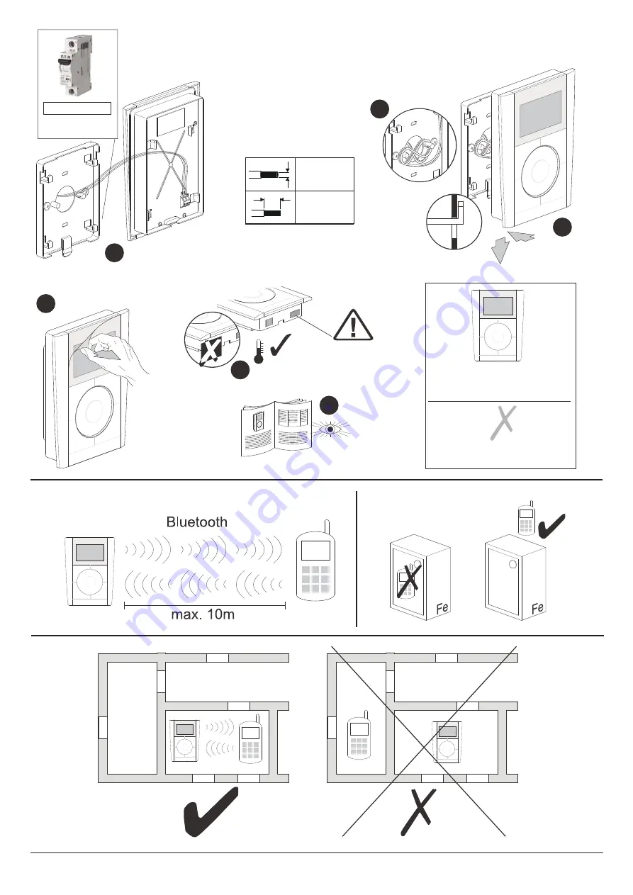 Eaton xComfort Room-Manager Assembly Instructions Manual Download Page 3