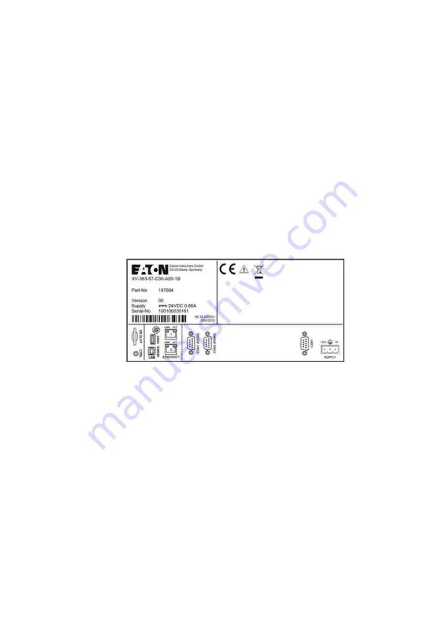 Eaton XV360 Manual Download Page 20