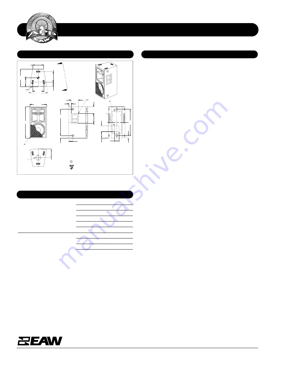 EAW KF300z Specifications Download Page 2