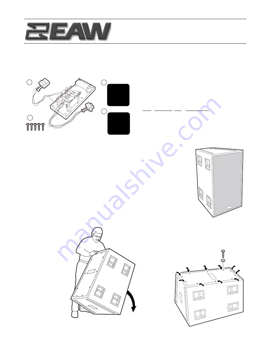 EAW KF850z Instructions And Installation Manual Download Page 1