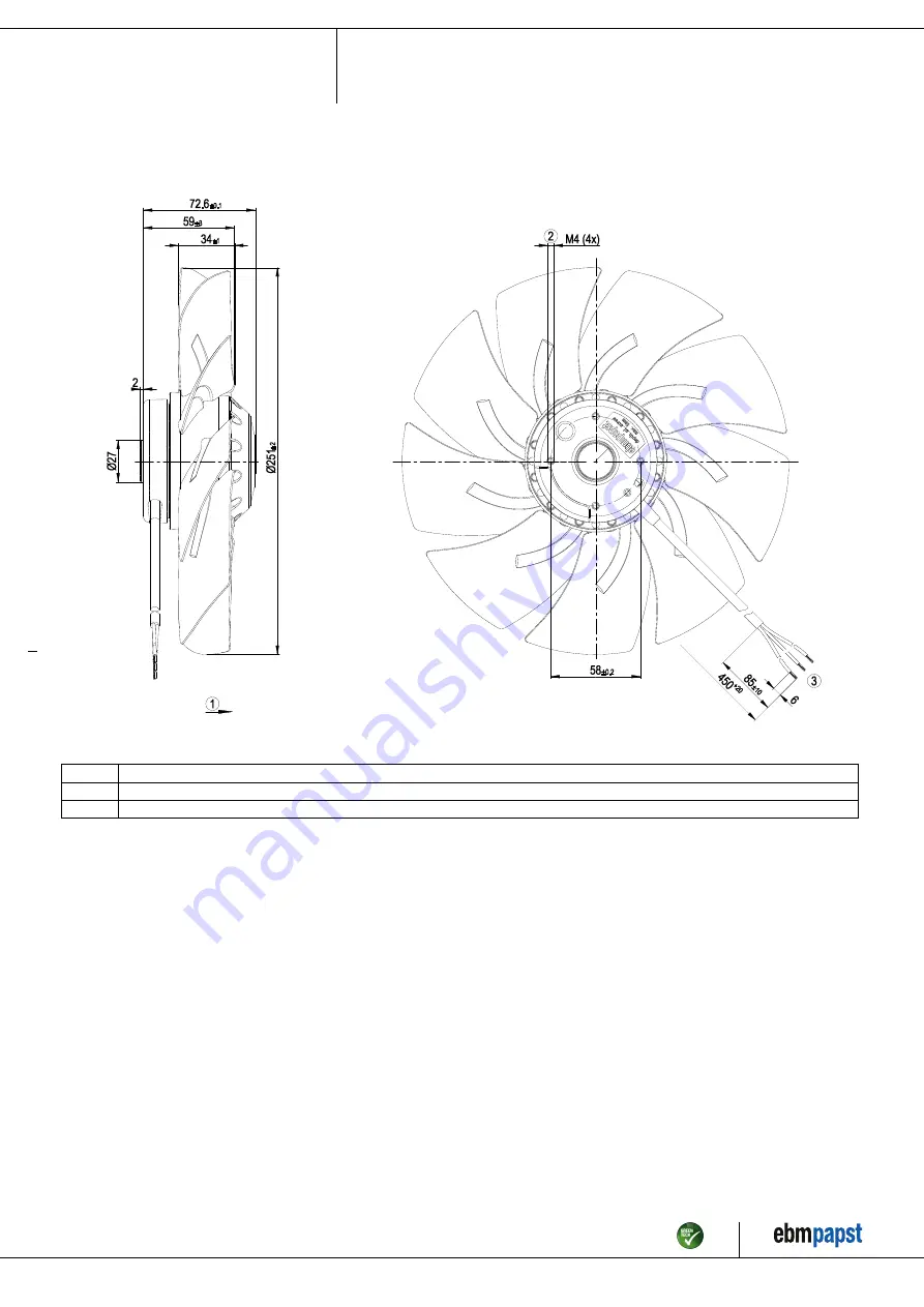 ebm-papst A4S250-AI02-01 Operating Instructions Manual Download Page 4