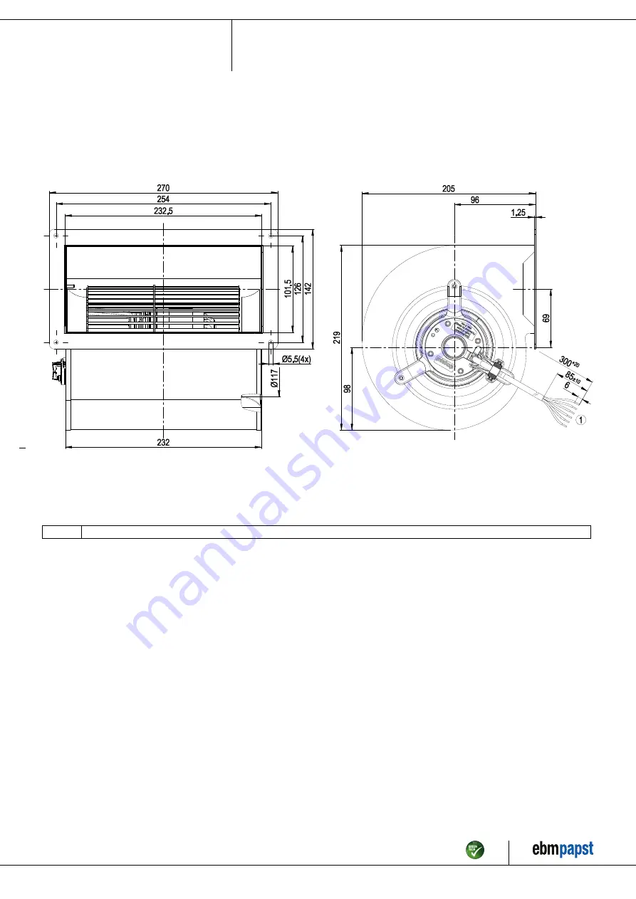 ebm-papst D2E146-AP47-79 Operating Instructions Manual Download Page 4