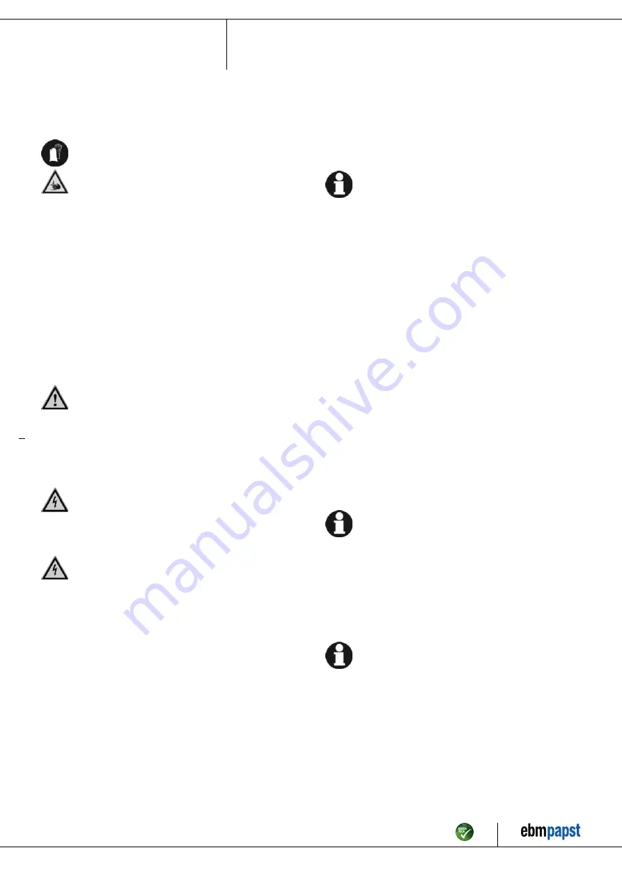 ebm-papst D2E146-AP47-79 Operating Instructions Manual Download Page 6