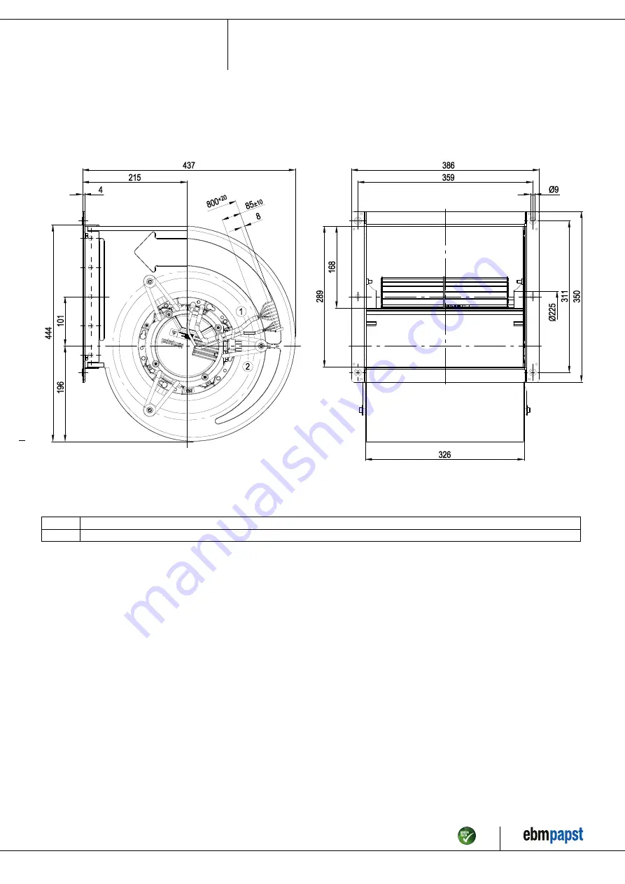 ebm-papst D3G283-AB37-01 Operating Instructions Manual Download Page 4