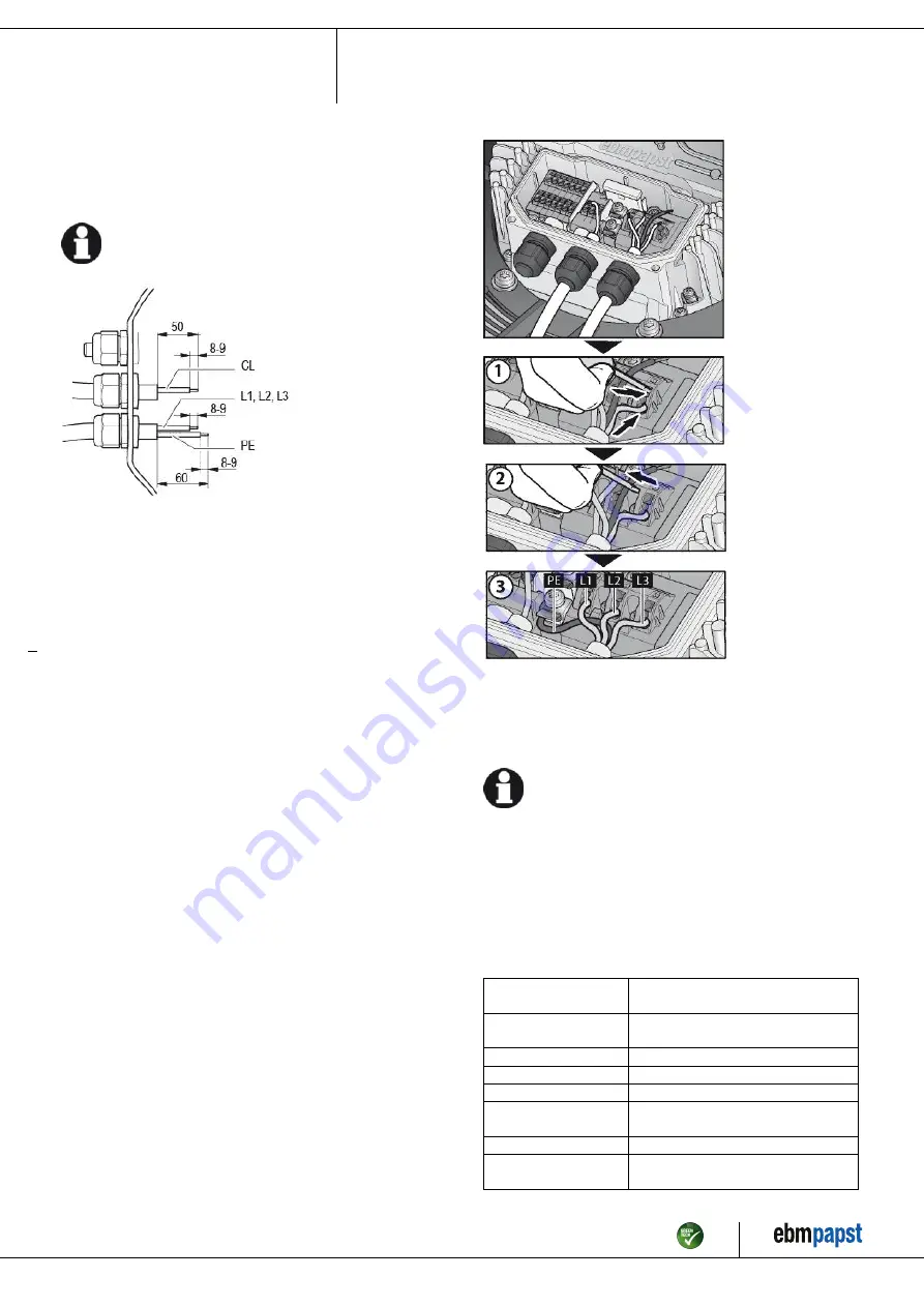 ebm-papst K3G400-PA27-71 Operating Instructions Manual Download Page 8