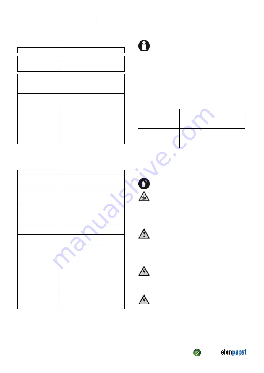 ebm-papst R2E140-BN16-18 Operating Instructions Manual Download Page 5