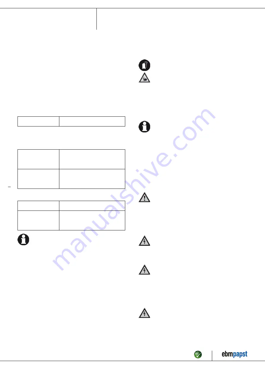 ebm-papst R3G500-RA28-03 Operating Instructions Manual Download Page 7