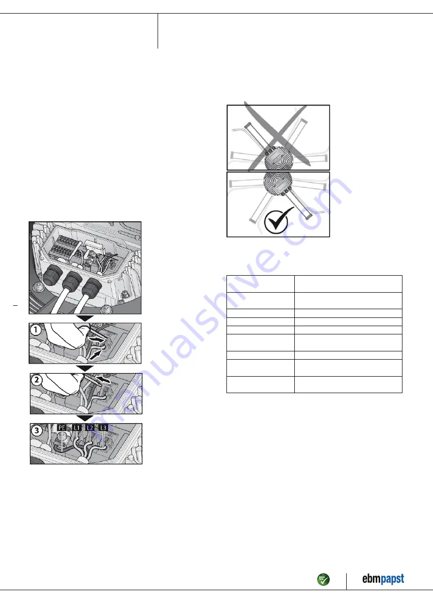 ebm-papst R3G500-RI86-01 Operating Instructions Manual Download Page 8