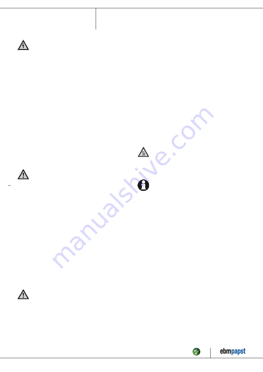 ebm-papst S3G350-AG03-52 Operating Instructions Manual Download Page 2