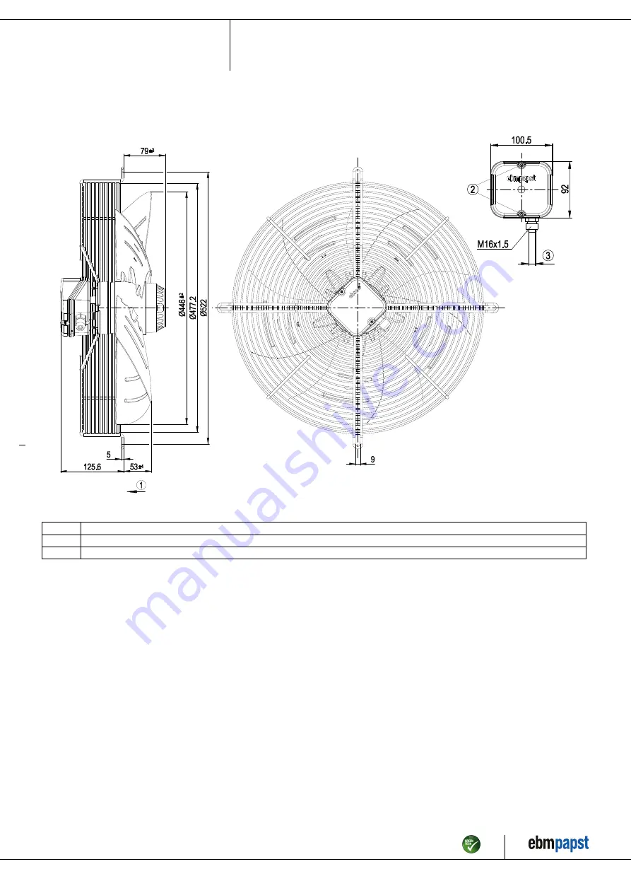 ebm-papst S4D450-AP01-06 Operating Instructions Manual Download Page 4