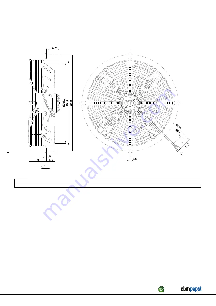 ebm-papst S4E400-AP02-31 Operating Instructions Manual Download Page 4