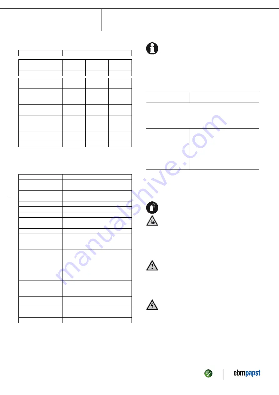 ebm-papst W2S130-AA03-44 Operating Instructions Manual Download Page 5