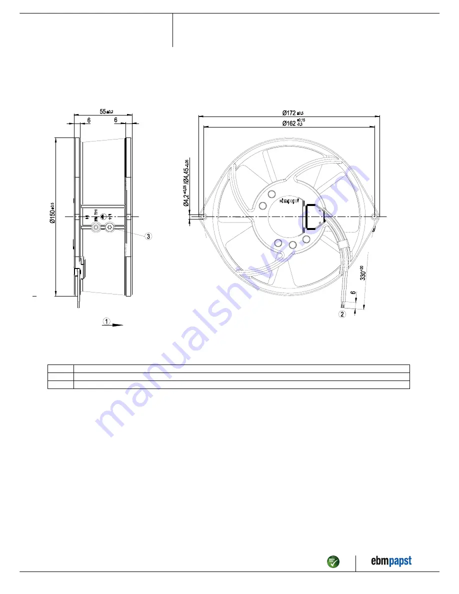 ebm-papst W2S130-BM03-01 Скачать руководство пользователя страница 4