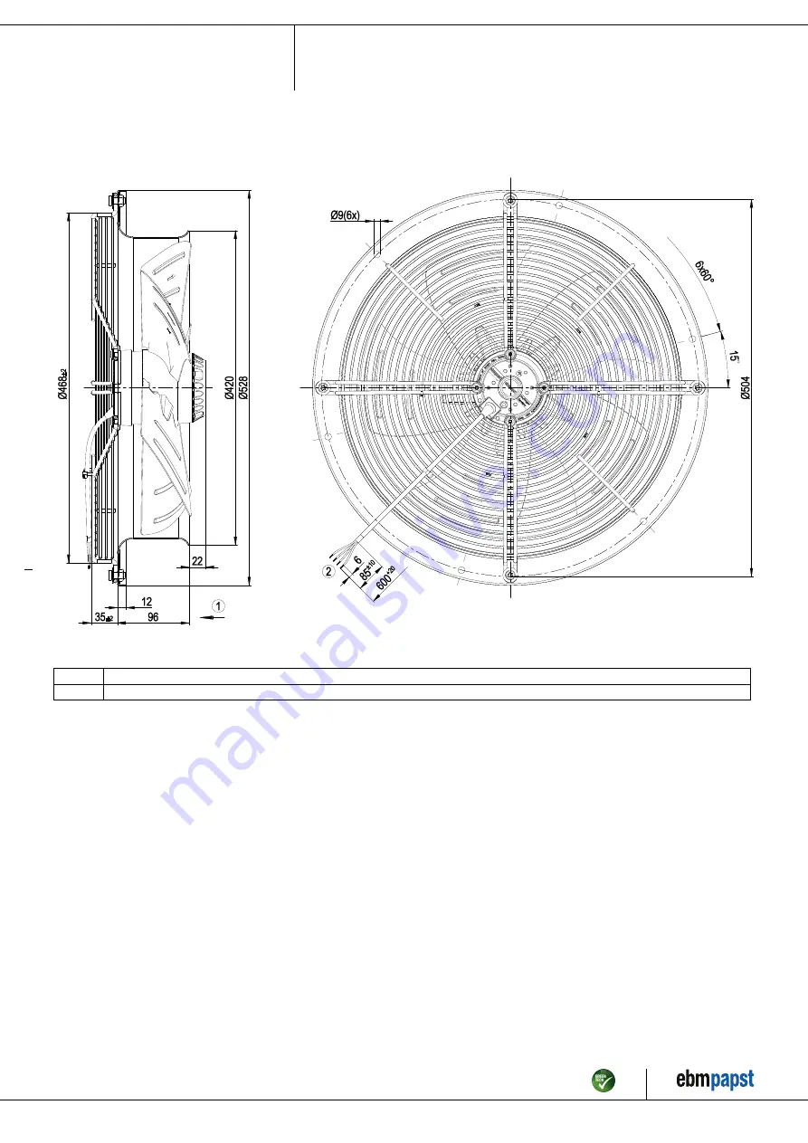 ebm-papst W4E400-CP02-70 Operating Instructions Manual Download Page 4