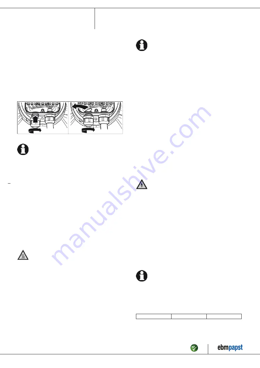 ebm-papst W6D910-KD01-01 Operating Instructions Manual Download Page 10