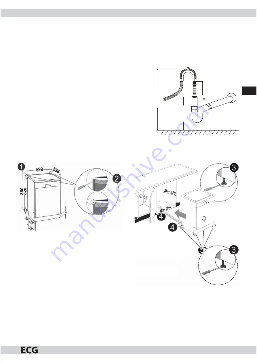 ECG EDF 6023 WA++ Instruction Manual Download Page 67