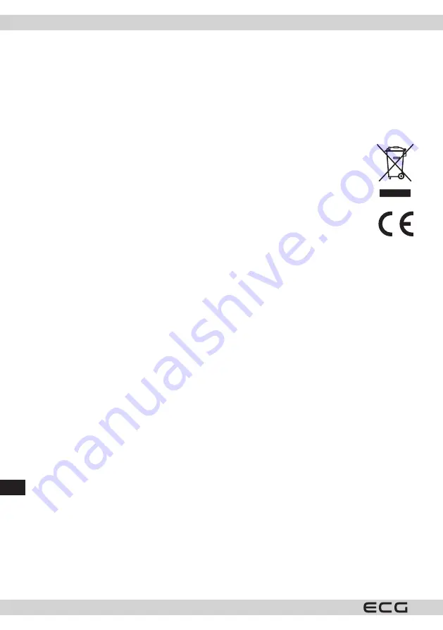 ECG KG 400 Superior Instruction Manual Download Page 66