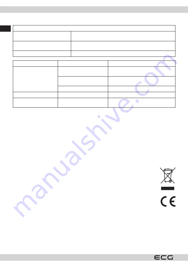 ECG MTD 2390 VGSS Скачать руководство пользователя страница 14