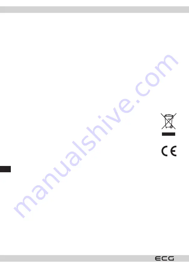 ECG RS 5011 Instruction Manual Download Page 64