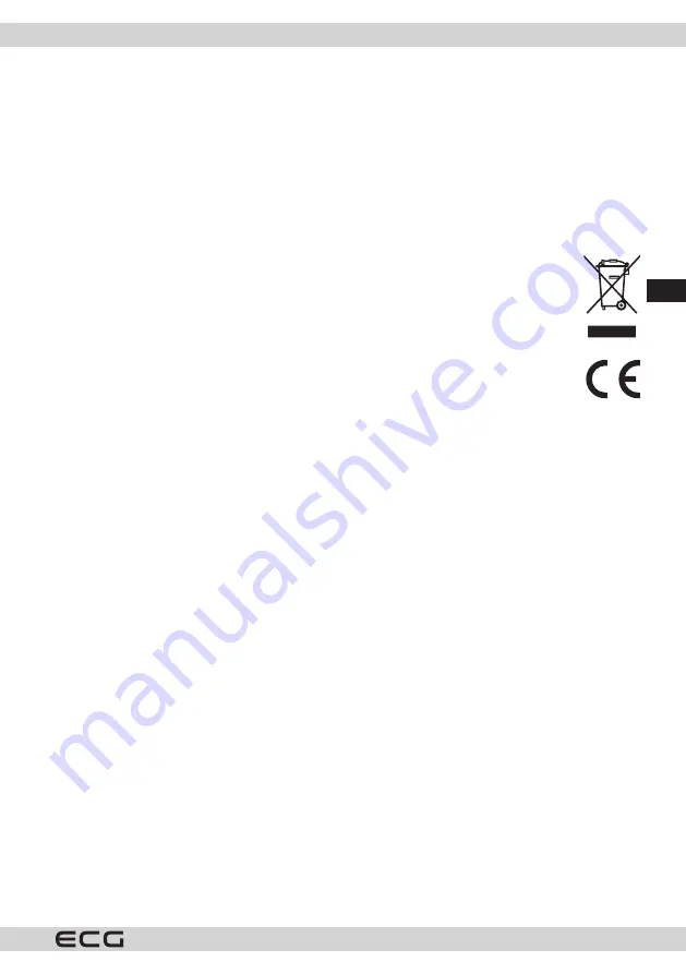 ECG TK 2040 DR Instruction Manual Download Page 33