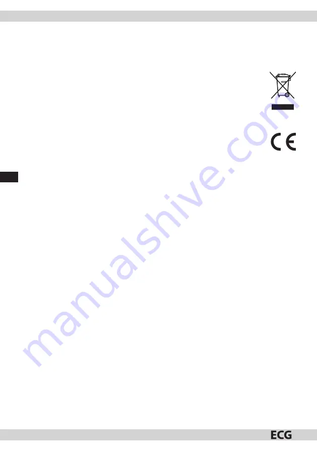 ECG VV 116 Instruction Manual Download Page 14