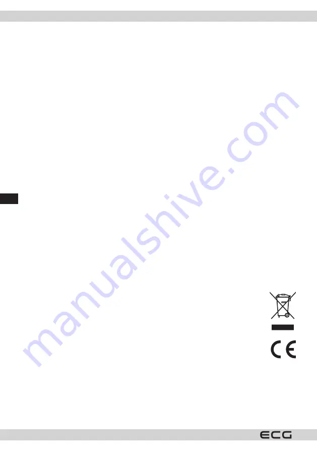 ECG ZV 117 Instruction Manual Download Page 28