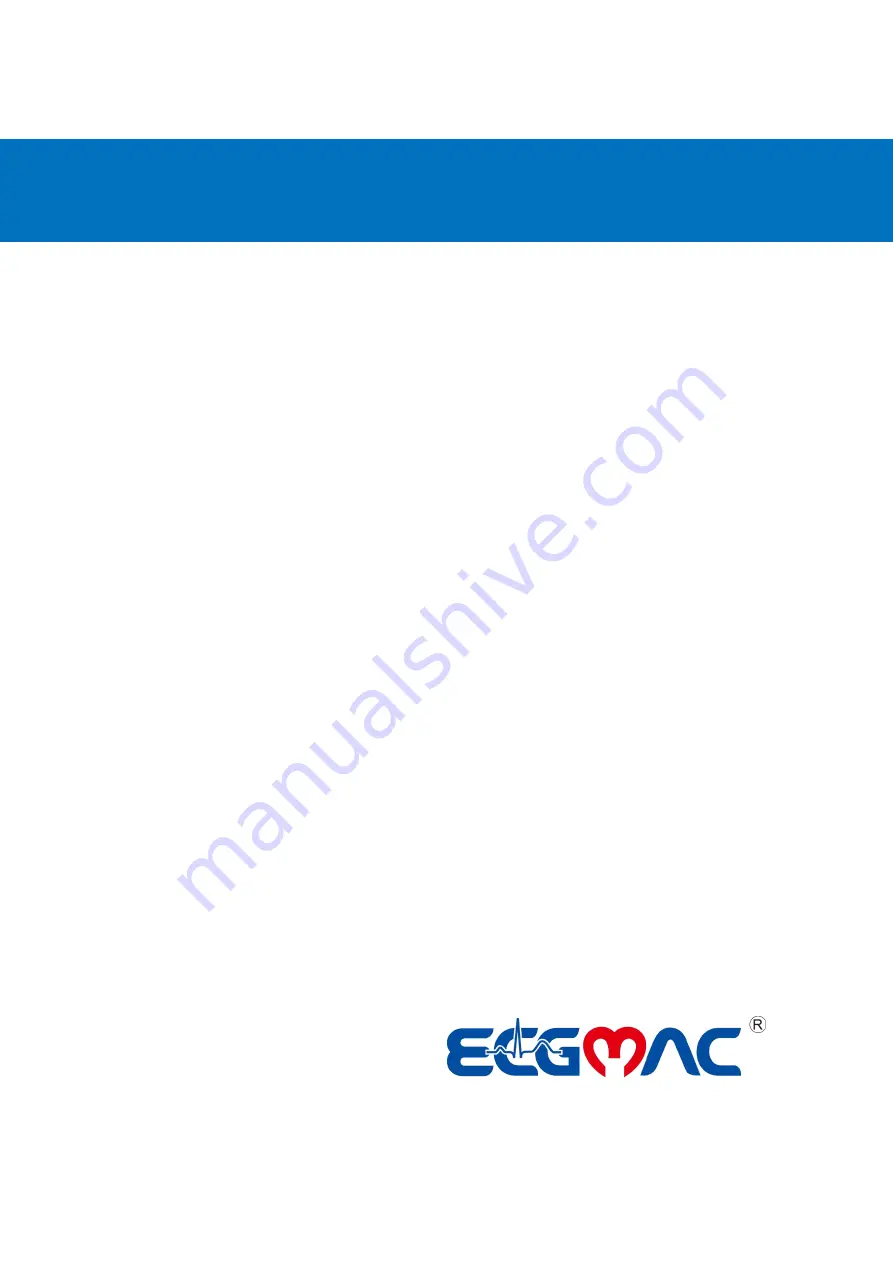 ECGMAC VET-301 User Manual Download Page 1