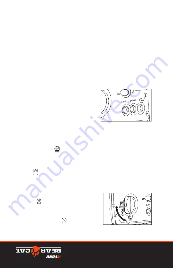 Echo BEAR CAT EGI-2000 Operation Manual Download Page 72