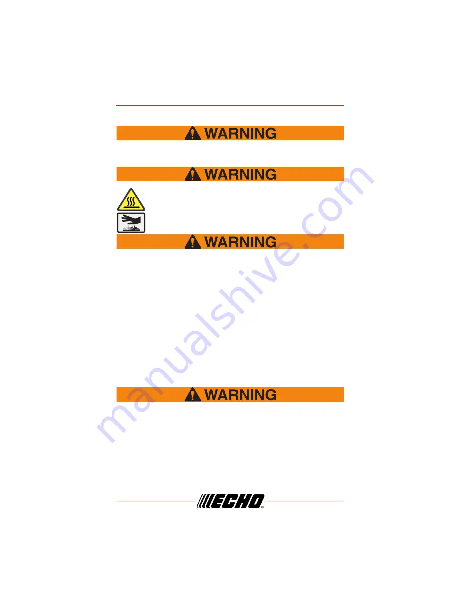 Echo CS-361P Operator'S Manual Download Page 8