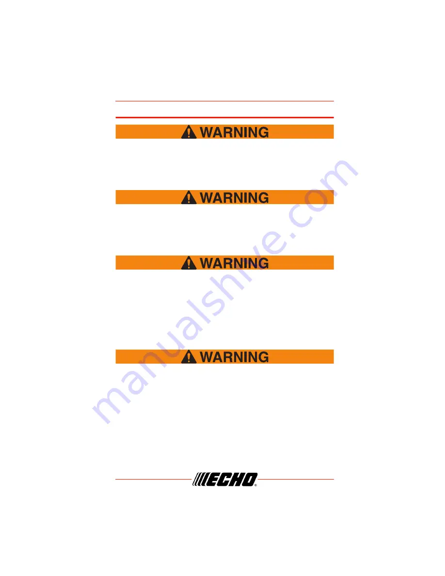 Echo CS-4010 Operator'S Manual Download Page 27