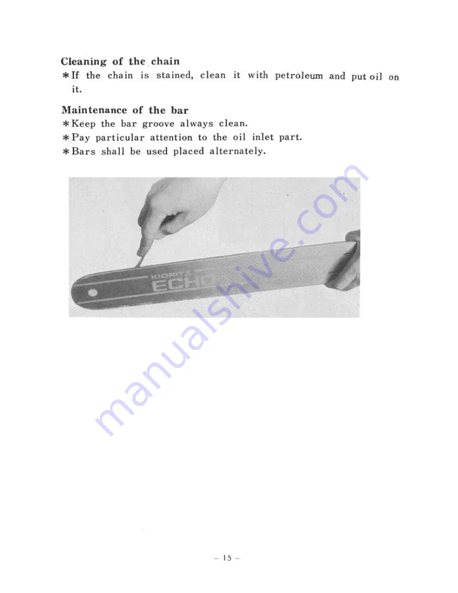 Echo CS-60S Operator'S Manual Download Page 17