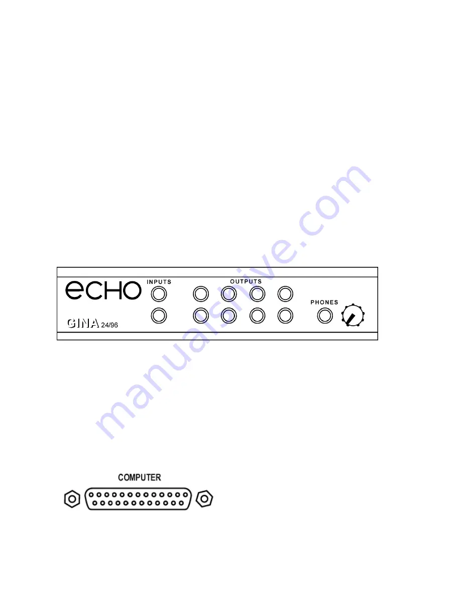 Echo GINA 24 Скачать руководство пользователя страница 22