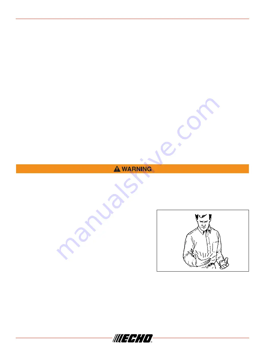 Echo TRIMMER ATTACHMENT SRM-260SB Operator'S Manual Download Page 6