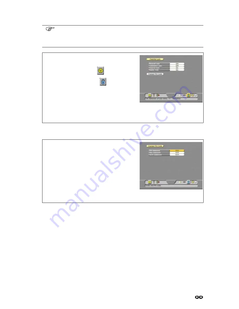 EchoStar DVR-5000 HDD Viaccess User Manual Download Page 54