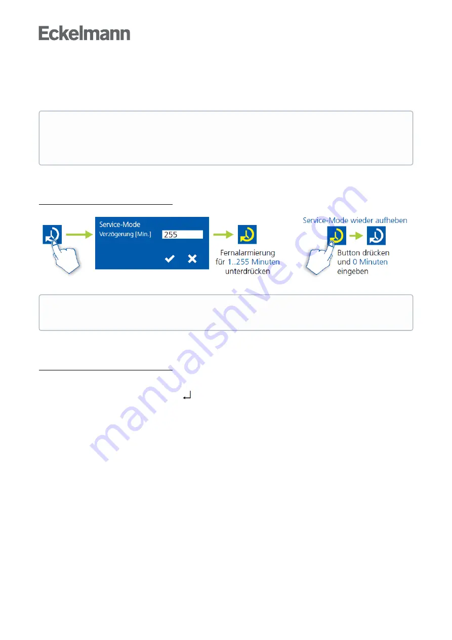 ECKELMANN UA 400 Operating Instruction Download Page 138