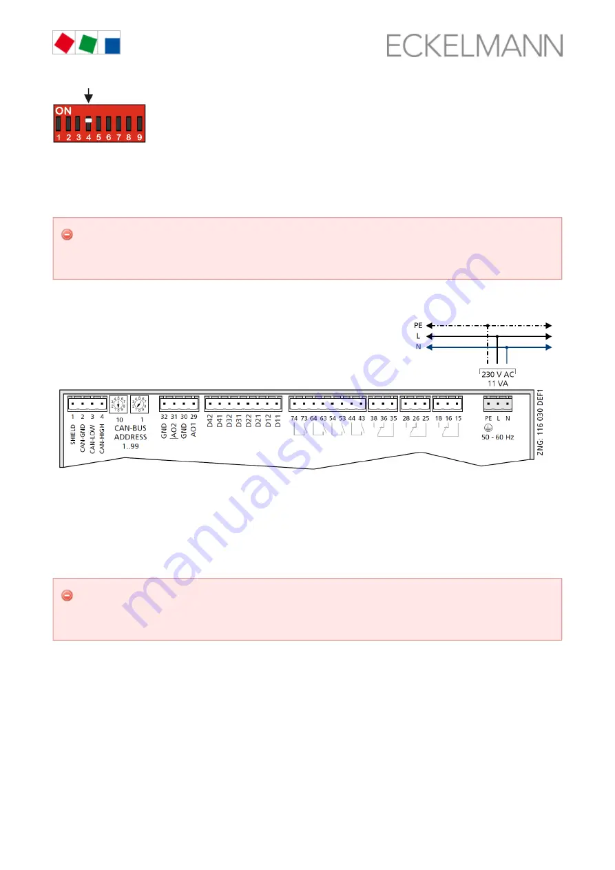 ECKELMANN UA 412 S Operating Instruction Download Page 47