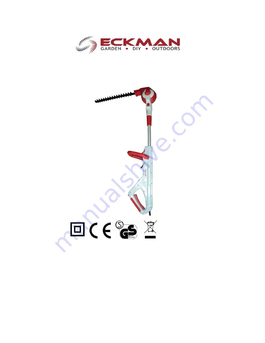 Eckman HDT01 Owner'S Manual Download Page 1