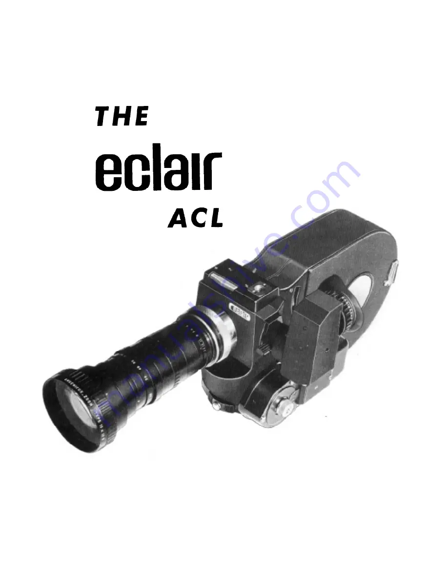 ECLAIR ACL I Camera Скачать руководство пользователя страница 2