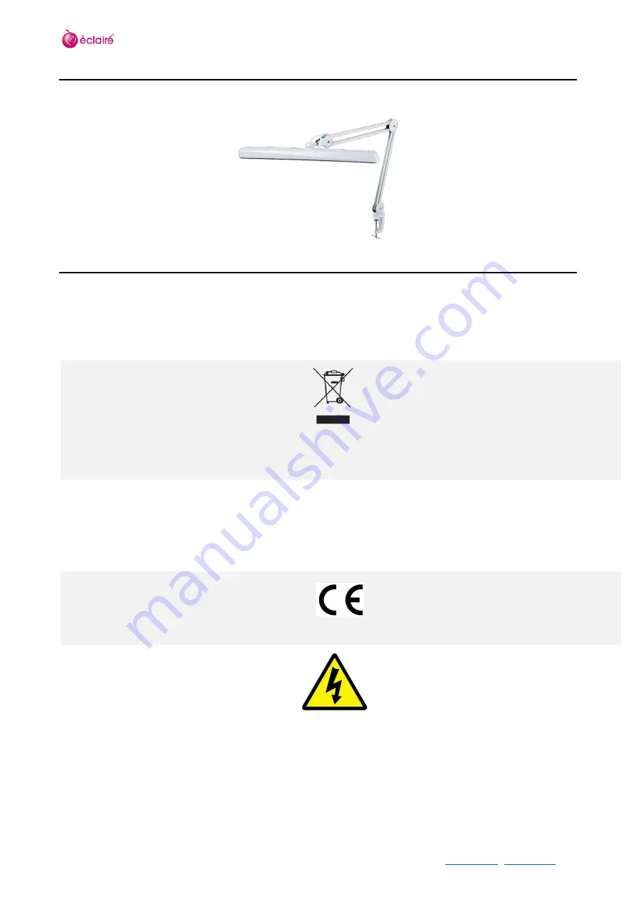 ECLAIR ARMLED PLUS Скачать руководство пользователя страница 1