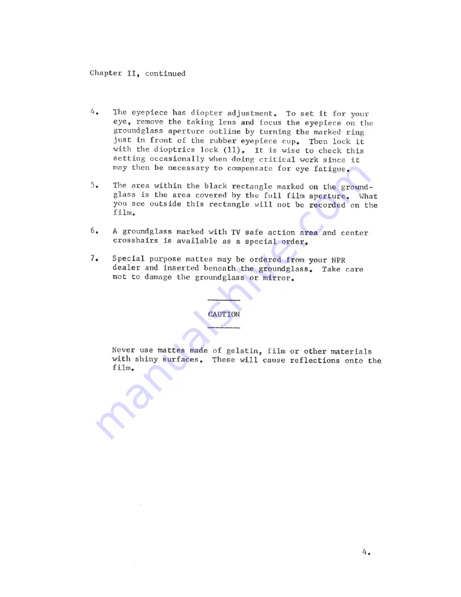 ECLAIR NPR Operating Manual Download Page 7