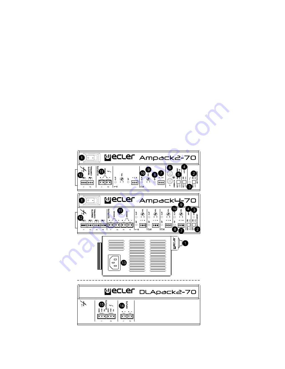 Ecler Ampack2-20 Скачать руководство пользователя страница 12