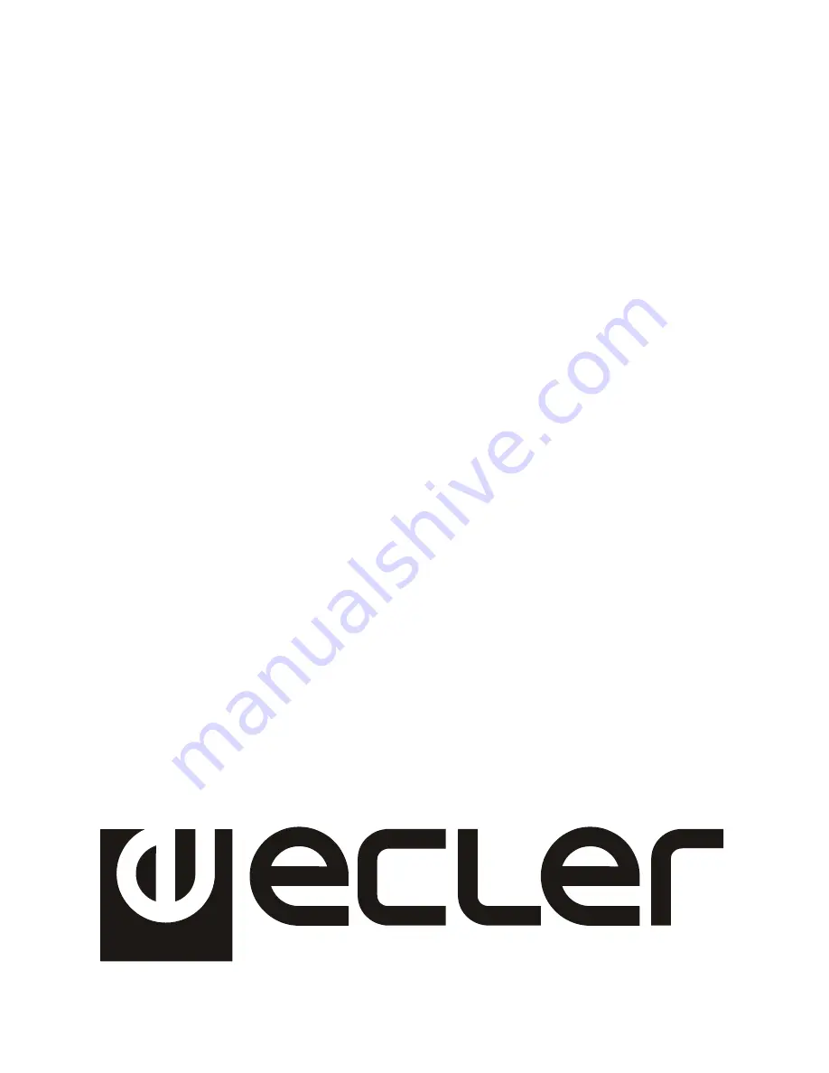 Ecler Audeo 108 Instruction Manual Download Page 1